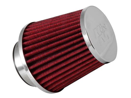 Filtro de Aire K&N Universal Alto Flujo Cromado - Adaptable 2.25" 2.5" 2.75"