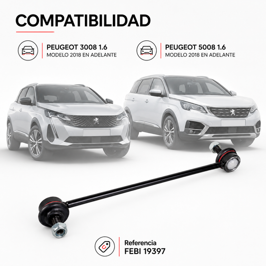 Tensor Barra Estabilizadora Para Peugeot 3008 - 5008 1.6-2.0