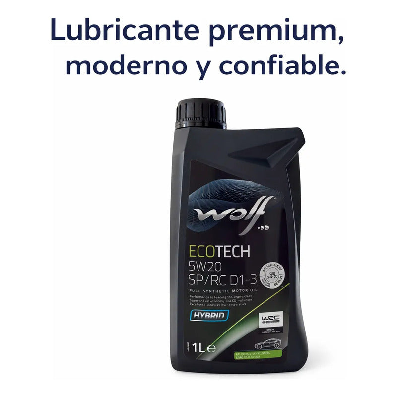 Aceite Wolf Ecotech 5w20 Full Sintético 1l