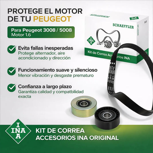 Kit Correa Accesorios Peugeot 3008 5008 1.6 Marca Ina