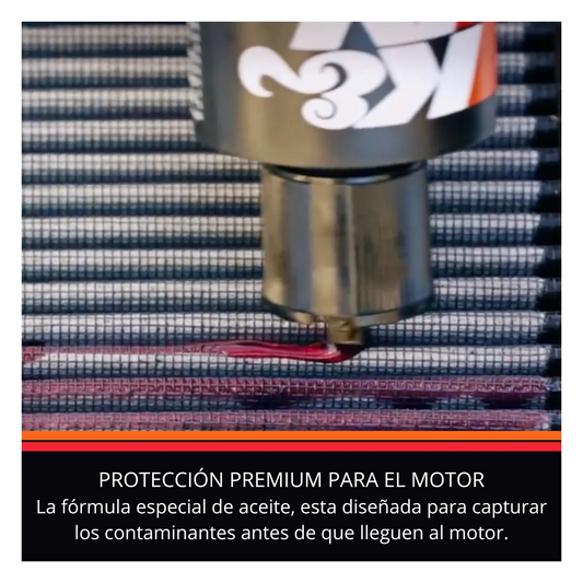 Kit de Limpieza K&N Azul – 8 oz (237 ml) / 12 oz (355 ml) Squeeze