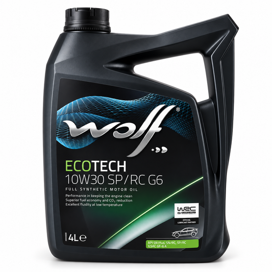 Aceite Wolf Ecotech 10w30 Sp Rc G6 Full Sintetico 4l