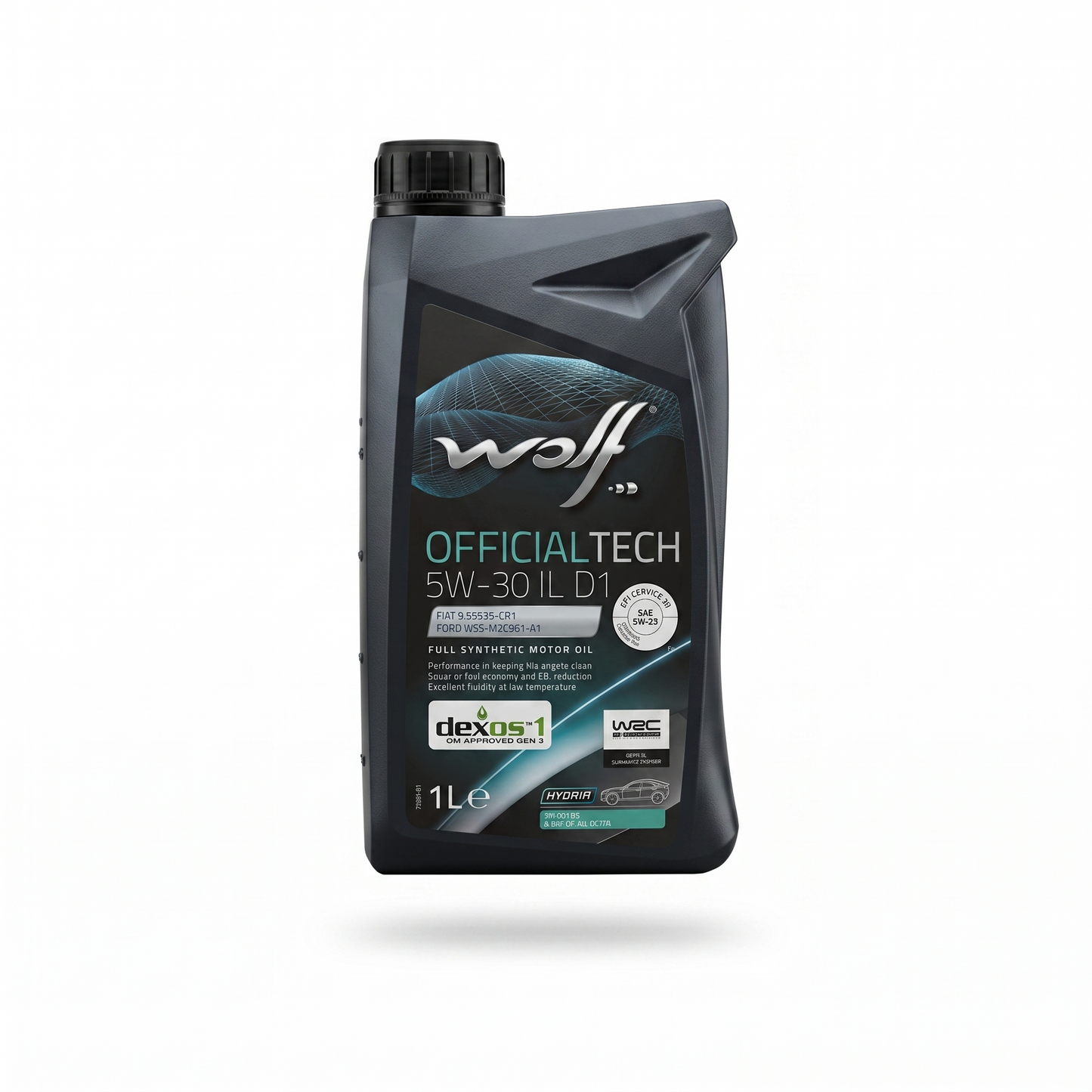 ACEITE WOLF 5W30 OFFICIAL TECH SINTÉTICO 1 LITRO