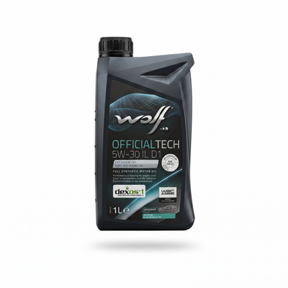 ACEITE WOLF 5W30 OFFICIAL TECH SINTÉTICO 1 LITRO