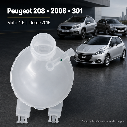 Deposito Auxiliar Radiador Peugeot 208 301 2008 1.6