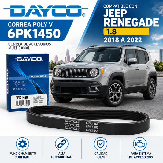 Correa De Accesorios Para Jeep Renegade 1.8