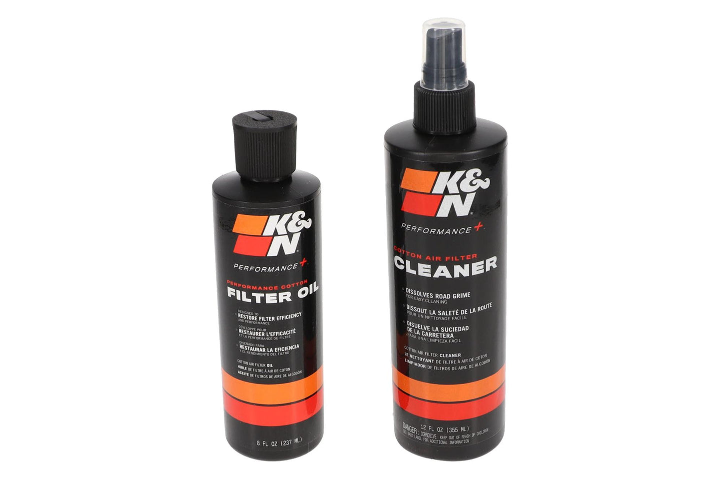 Kit de Limpieza K&N Azul – 8 oz (237 ml) / 12 oz (355 ml) Squeeze