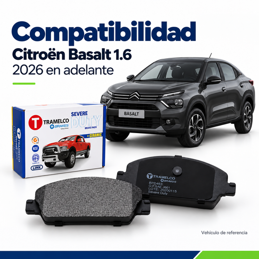 Pastillas de freno delanteras para Citroën Basalt 1.6