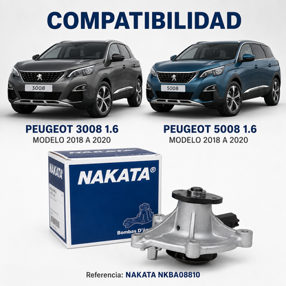 Bomba de Agua Peugeot 3008 5008 1.6 2018 2020