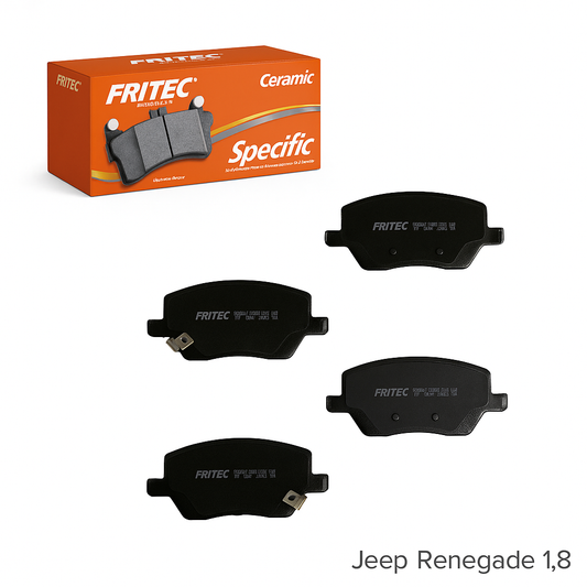 Pastillas Freno Delanteras Fritec Cerámica Jeep Renegade 1.8