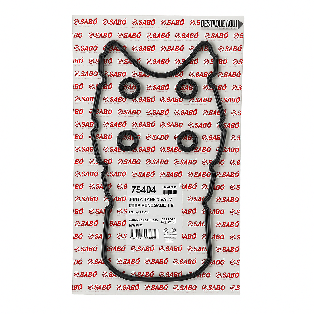 Empaque de Tapa de Válvulas SABO 75404 para Jeep Renegade 1.8 (2016–2022) | Repuesto OEM de alta prestación