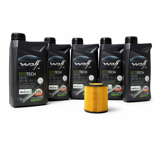 Kit de Cambio de Aceite 5W-30 Sintético + Filtro para Jeep Renegade y RAM 1000
