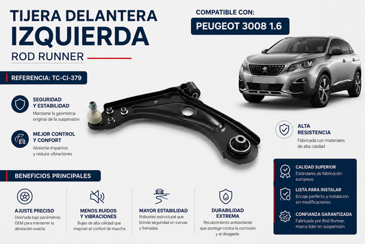Tijera Delantera Izquierda Peugeot 3008 5008 1.6 2.0