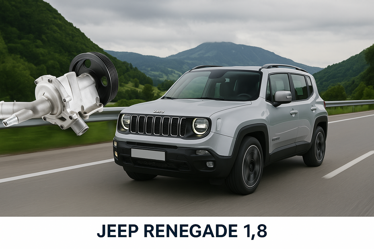 Bomba de Agua Indisa 114504 Jeep Renegade 1.8 – Original OEM