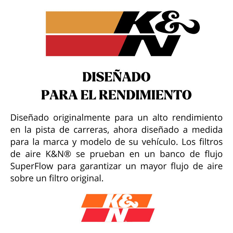 Filtro De Aire K&n Nissan March Versa Note Todos Los Modelos