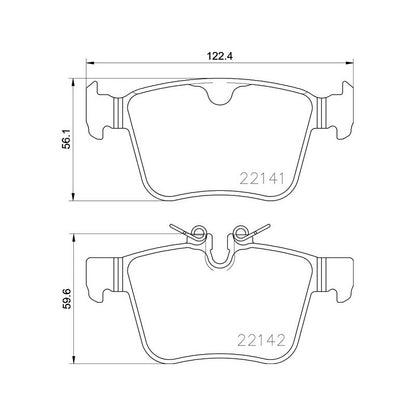 Pastillas Freno Traseras Volvo Xc90 T5/ T6/ T8 Mhev B5/ B6