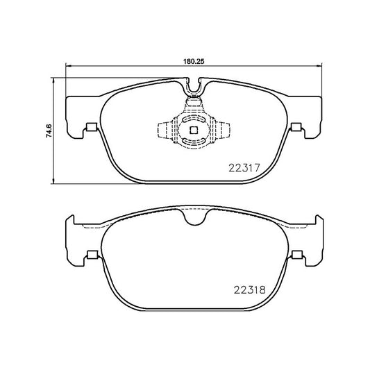 Pastillas Freno Para Volvo Xc90 T5/ T6/ T8/ B5/ B6