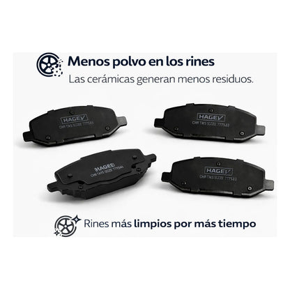 Pastillas Freno Chevrolet Onix Turbo 1.0 Delanteras