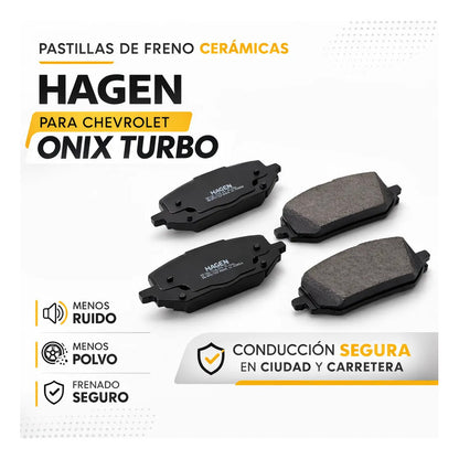 Pastillas Freno Chevrolet Onix Turbo 1.0 Delanteras