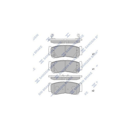 Pastillas Freno Traseras Para Hyundai Santa Fe (06-10)