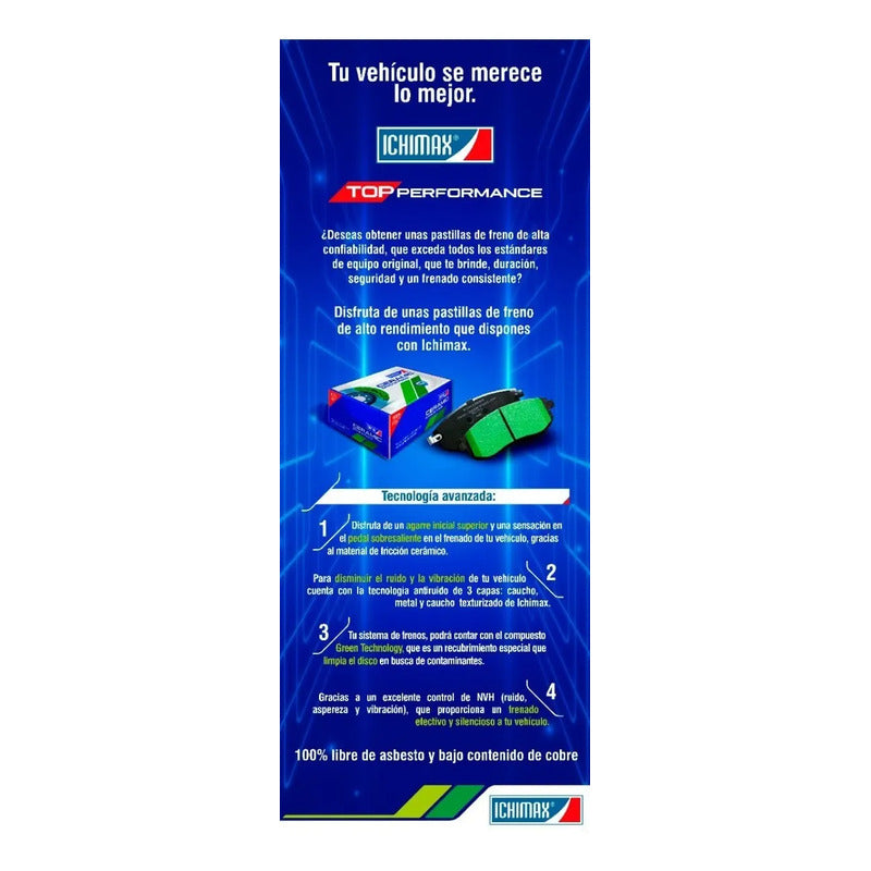 Pastillas Freno Para Renault Duster 4x2 1600/ Nissan Micra