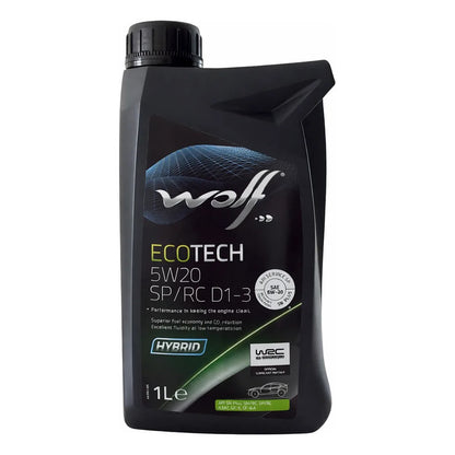Aceite Wolf Ecotech 5w20 Full Sintético 1l