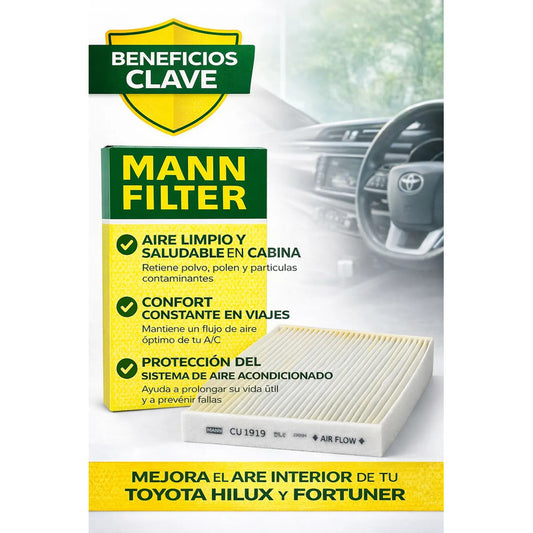 Filtro Aire Acondicionado Toyota Hilux Fortuner Cabina