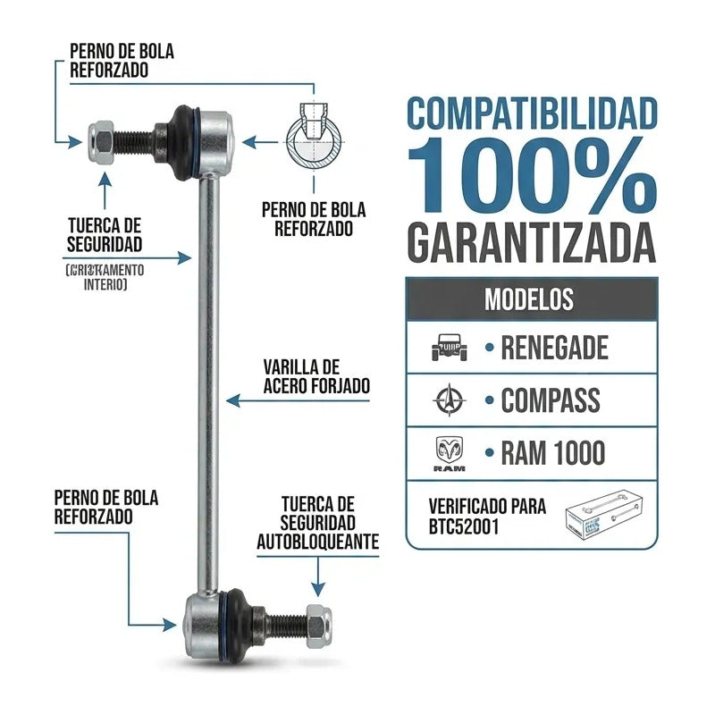 Bieleta Delantera Jeep Renegade Compass Ram 1000 Cofap