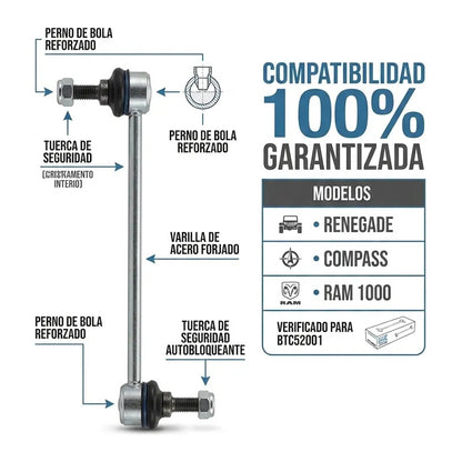 Bieleta Delantera Jeep Renegade Compass Ram 1000 Cofap