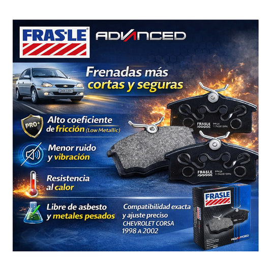 Pastilla Freno Para Corsa 98-2002 / Volkswagen Gol 1998