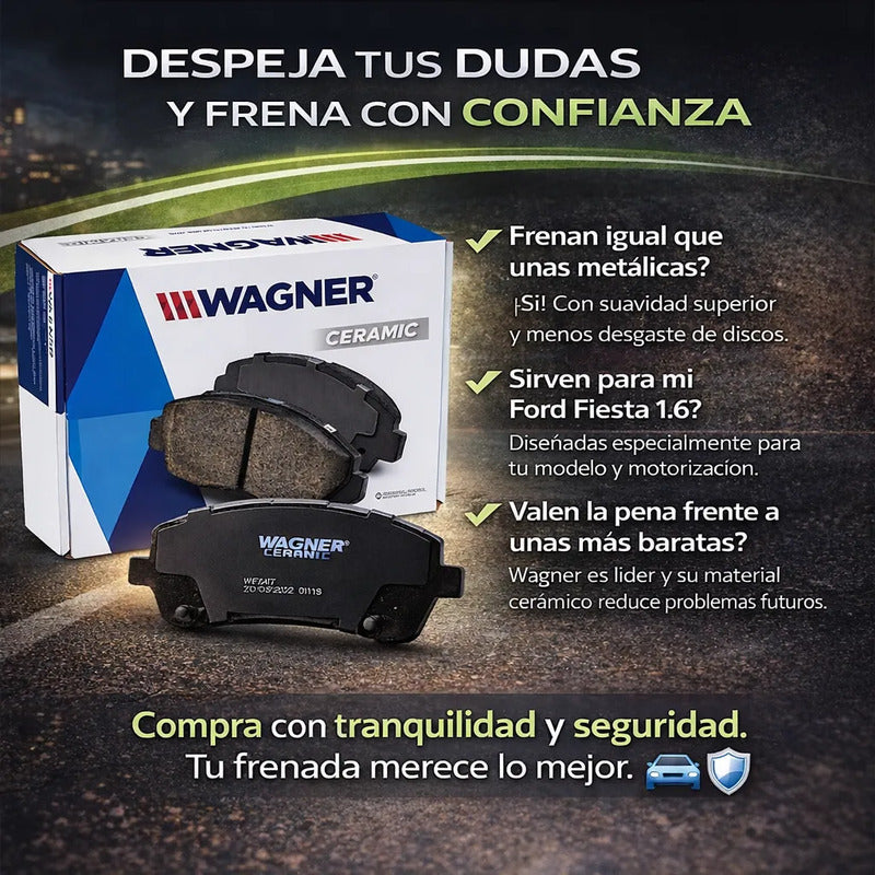 Pastillas Freno Delanteras Para Ford Fiesta 1.6 2011 Al 2019
