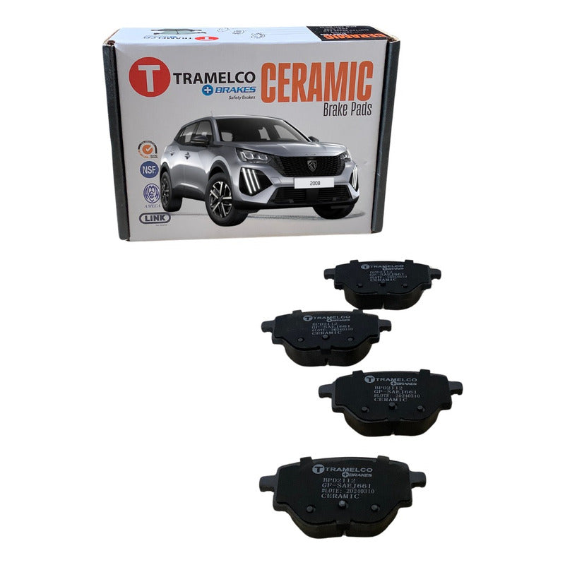 Pastillas Freno Traseras Para Peugeot 2008 1.2 Active