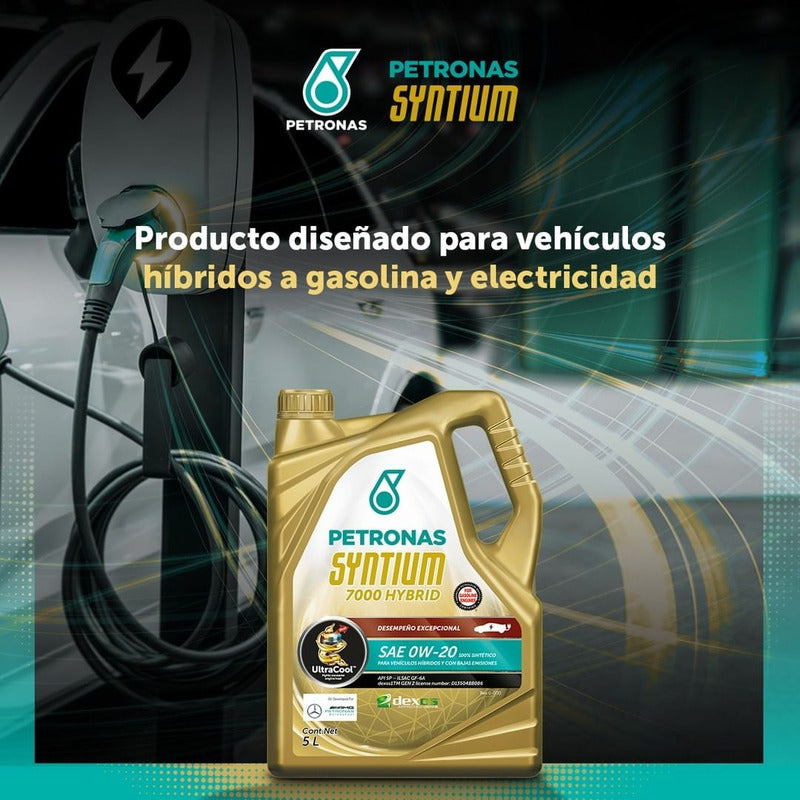Aceite Motor 0w20 Petronas Hybrid Sp - 100% Sintetico