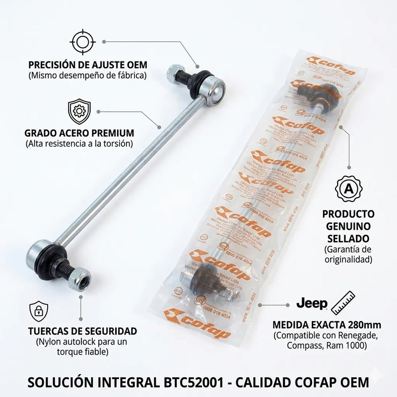 Bieleta Delantera Jeep Renegade Compass Ram 1000 Cofap