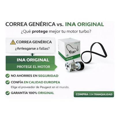 Kit Correa Accesorios Peugeot 2008 1.2 Turbo Ina Original