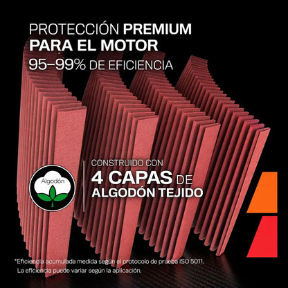 Filtro K&n Tipo Hongo Universal Cromado Original Alto Flujo