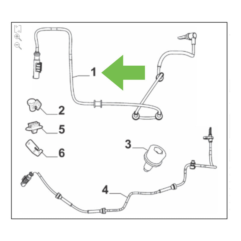 Sensor Abs Fiat Uno Way /  Mobi Delantero Mte-thomson