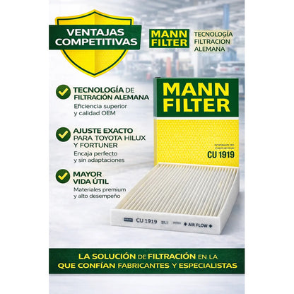 Filtro Aire Acondicionado Toyota Hilux Fortuner Cabina