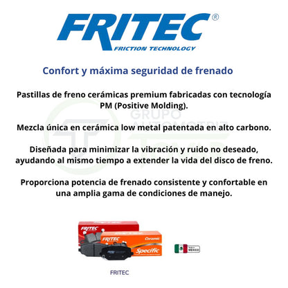 Pastillas Freno Traseras Para Honda Crv (17+...) 1.5 Turbo