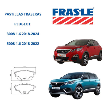 Pastillas Freno Traseras Peugeot 3008/5008 (2018+...)