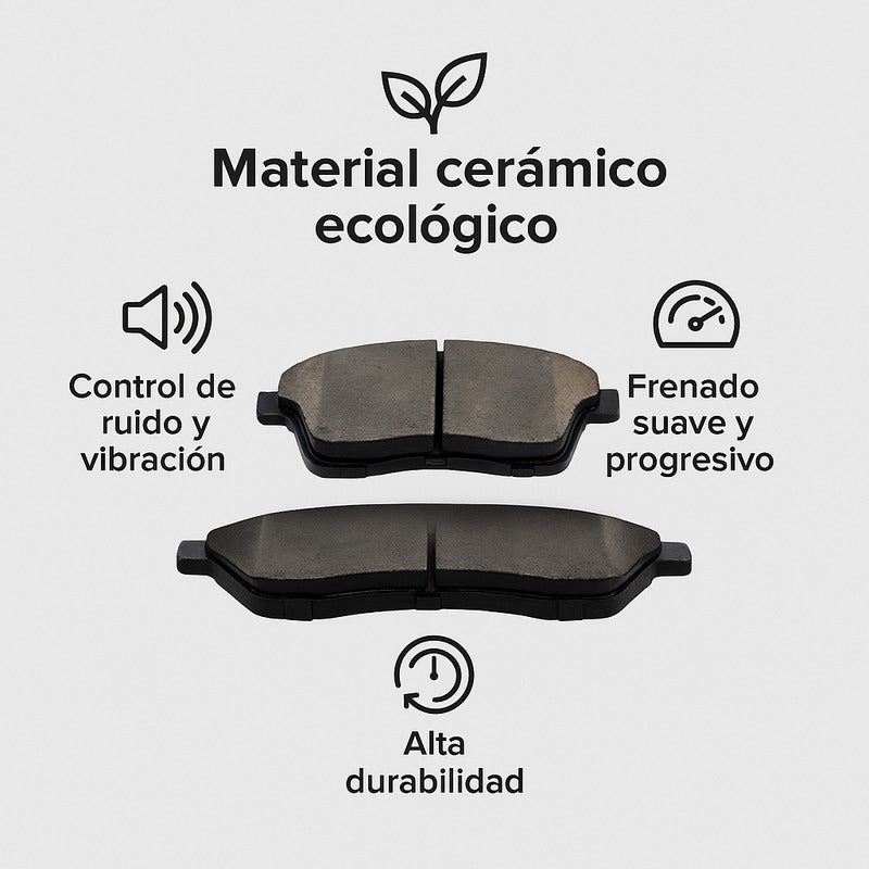 Pastillas Freno Delanteras Para Ford Fiesta/ Mazda 2