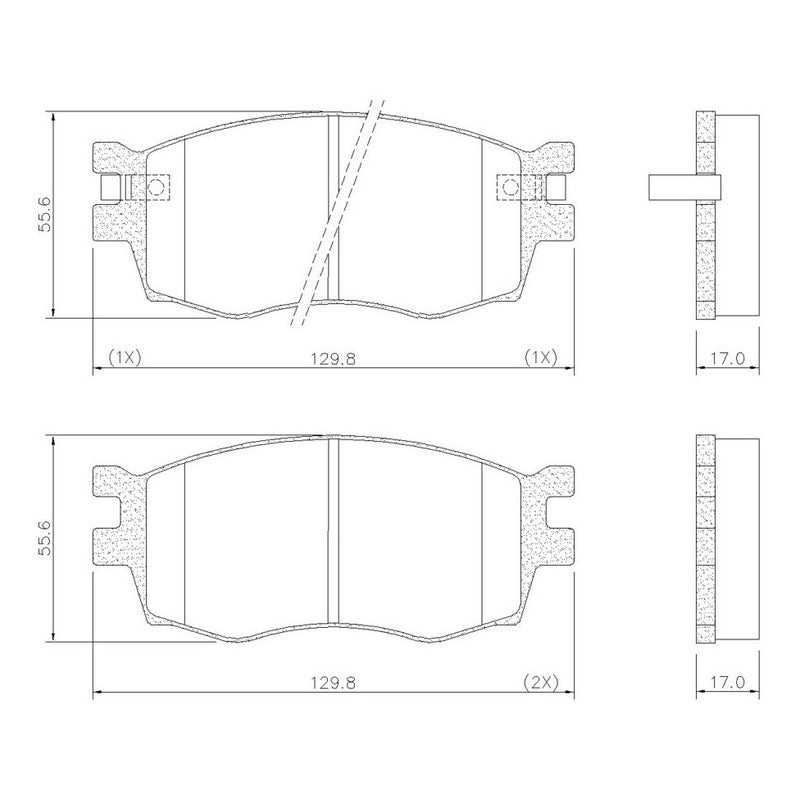 Pastillas Freno Para Hyundai Accent Verna/ Accent Vision