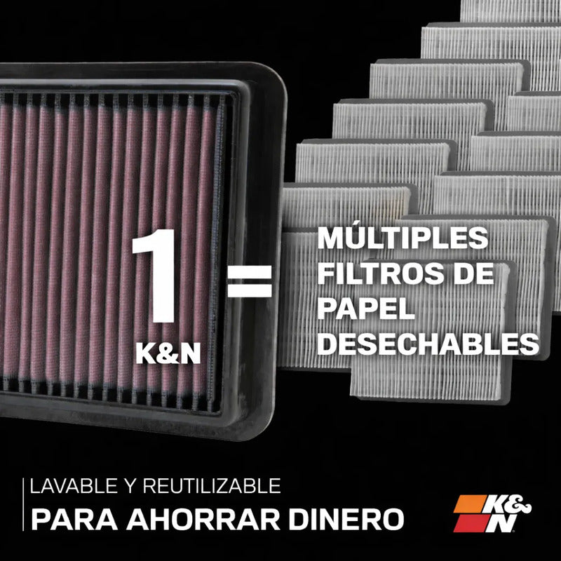 Filtro Aire K&n Renault Logan Sandero Stepway 1.6 16v