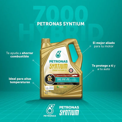 Aceite Motor 0w20 Petronas Hybrid Sp - 100% Sintetico