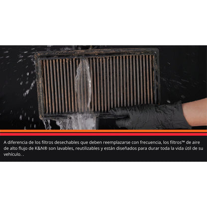 Filtro Aire K&n Para Ford Fiesta 1.6