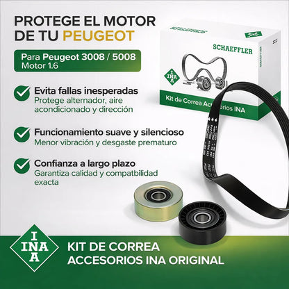 Kit Correa Accesorios Peugeot 3008 5008 1.6 Marca Ina
