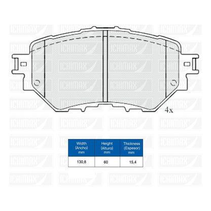 Pastillas Freno Delanteras Para Mazda 3 Skyactiv