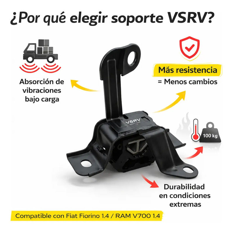 Soporte Motor Derecho Fiat Fiorino Y Ram V700