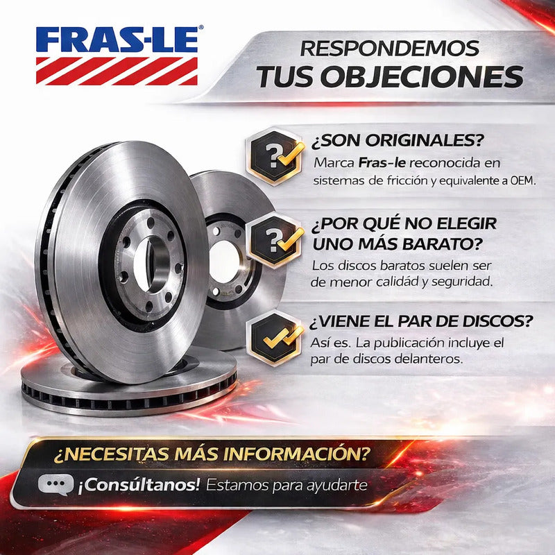 Discos Freno Delanteros Peugeot 2008 Gt 1.2