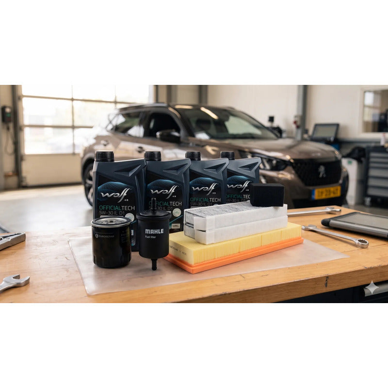 Kit Filtros Y Aceite Wolf Peugeot 2008 1.2 2022 2023 2024
